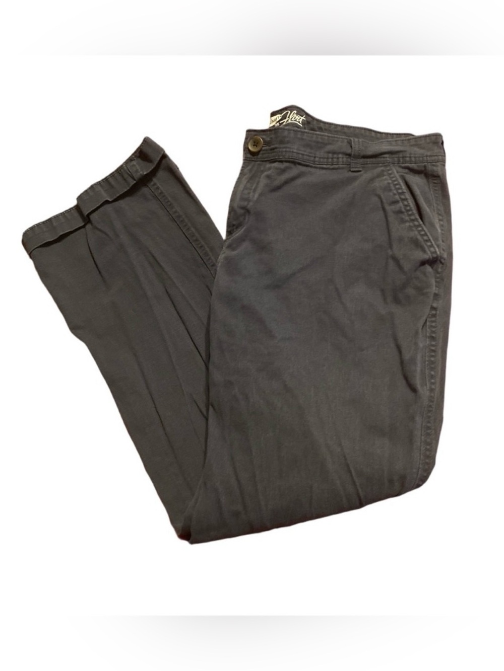 Old Navy The Flirt Navy Blue Khaki Stretch Pants Size 14 Short 14S